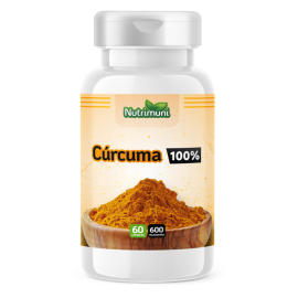 Crcuma 100% Pura - 60 Cpsulas de 600mg
